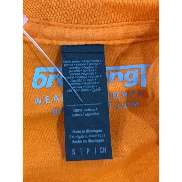 BREAKINGT Wear The Moment Men Orange T-Shirt SMALL - Picture 5 of 5